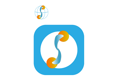 Logo / App Icon for #VirtualConference 3 app branding design dribbbleweeklywarmup. icon illustration logo vector