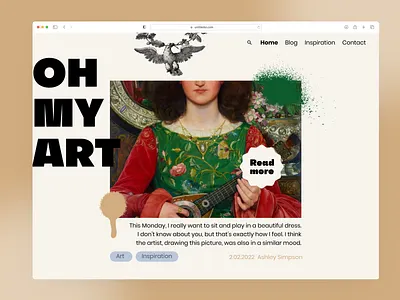 Oh My Art! art design illustration logo ux web