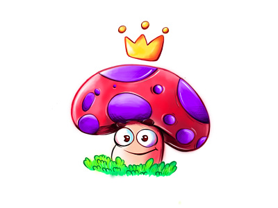 My Mushroom branding design drawing graphic design illustration logo paint typography vector