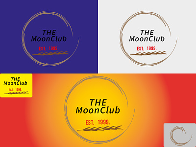Moon Club logo ... boho logo design botanical logos club logo club logo moon logo graphic design logo logo dedign moon logo vector