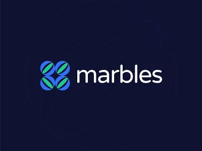 Marbles Logo Design app application branding design fintech flat geometric glass marble logo marble marbles marbles game minimal minimalist professional saas simple software tech technology