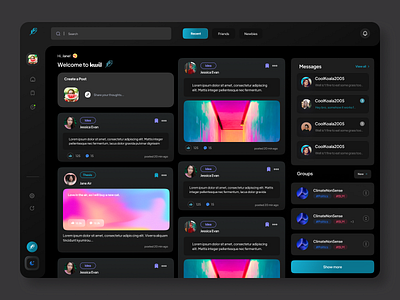 UI Design Dark theme admin blockchain coin cryptocurrency dark dashboard decentralised defi ico meta metaverse nft panel project qclay token ui design uiux