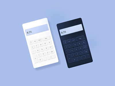 Calculator calculator calculator design daily ui 004 dailyui design flatdesign illustration minimal mobile ui ui design ux web design