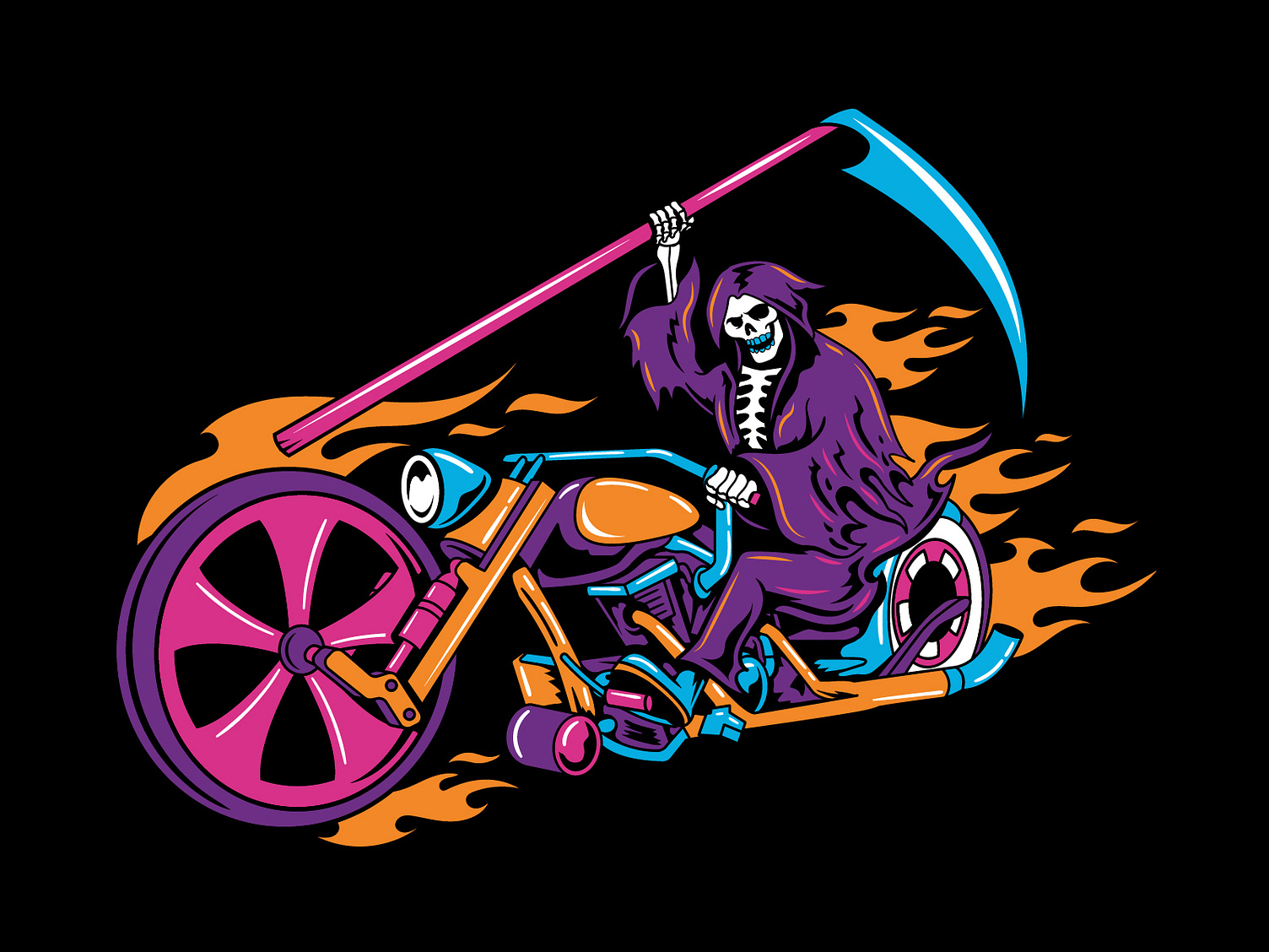 death-rider-by-jake-samuelson-on-dribbble