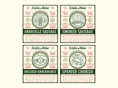 Label Concepts branding butcher shop design doodle fun illustration label sausage schaller weber