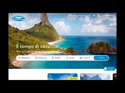 Alpitour Web Portal animation ui ui design website website design