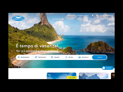 Alpitour Web Portal animation ui ui design website website design