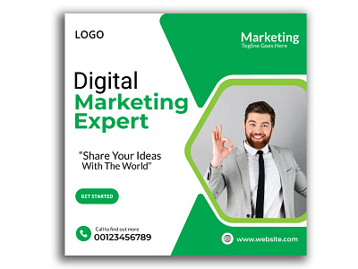 Digital Marketing banner branding design digital digital marketing dribbble facebook facebook ads facebook cover google graphic design illustration instagram instagram ads marketing post print design social media ads social media design social media post