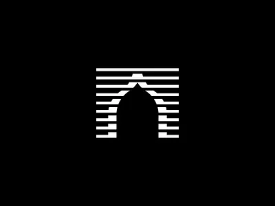 Gate Logo Design abstract arabic arch architecture branding construction gate graphic design islamic logo design logomark minimal modern museum simple symbol