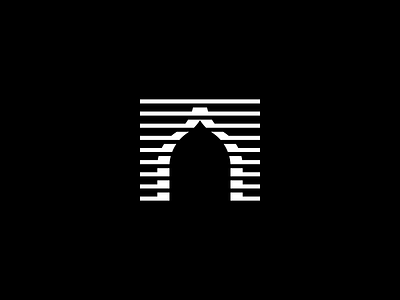 Gate Logo Design abstract arabic arch architecture branding construction gate graphic design islamic logo design logomark minimal modern museum simple symbol