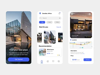 Booking app ui