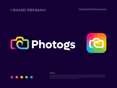 Photogs - Letter P + Camera Logo a b c d e f g h i j k l m n brand identity camera app camera icon camera lens creative logo design film icon logo logotype modern logo monogram o p q r s t u v w x y z photo photographer logo photography logo polaroid studio logo symbol