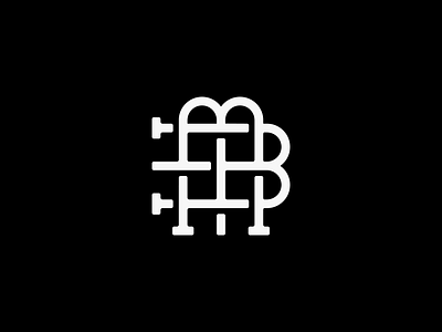 Mike Barroso Monogram x Uncanny branding design icon illustration logo monogram typography vector