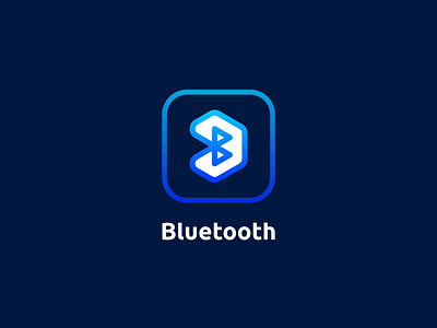 Redesign - Bluetooth Logo bluetooth logo bluetooth logo redesign brand identity branding easyshare logo hexagon hotspot logo logo design logo designer logo inspiration logo redesign modern logo redesign shareit logo unused logo wifi logo wondershare logo