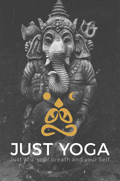 Just yoga logo brand branding design illustration logo logo design minimalistic vector website yoga