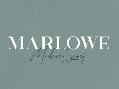 Marlowe - Modern Serif Font display font free free font freebie type typeface vintage