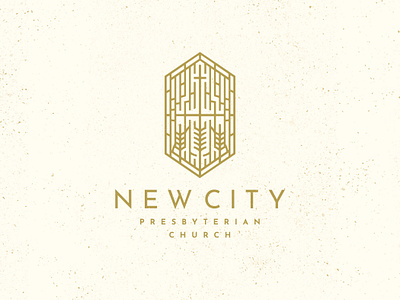 New City Church Logo branding christian church graphic design hand drawn identity illustration logo