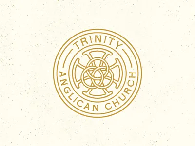 Trinity Anglican Church Logo bible branding christian church drawing graphic design hand drawn identity illustration logo typography