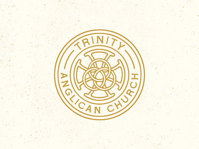 Trinity Anglican Church Logo bible branding christian church drawing graphic design hand drawn identity illustration logo typography