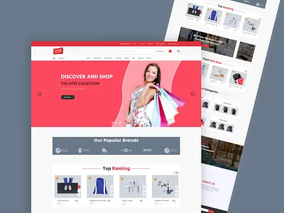 Keeble Outlets Shoping Website abour us page ecommerce ecommerce ui design home page landing page latest ui design outlets shop pricing page product page responsive website shop shopping ui design shopping website uiux design website design