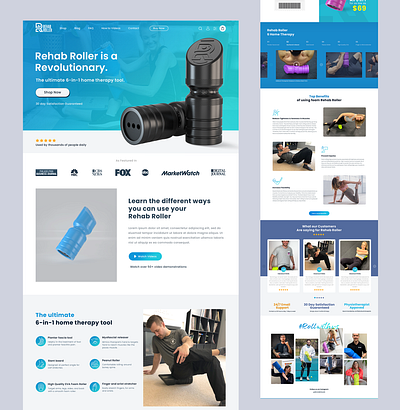 Rehab Roller animation branding graphic design ui