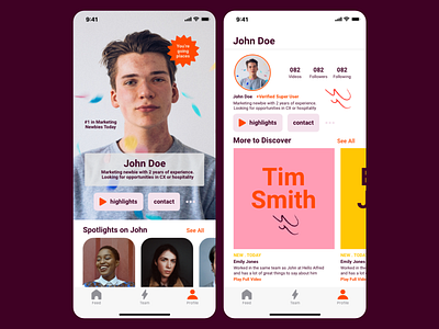 DailyUI #6 User Profile One dailyui profile ui user profile