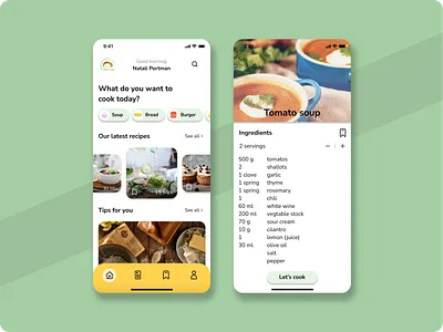 food recipes app app design food recipes ui ux