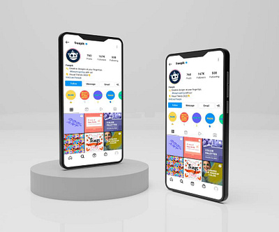 Phone Mockup branding mockup