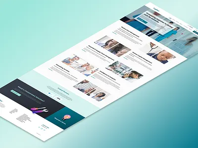 Logibec Inc. website re-design design ui