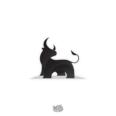 Bull creative logo template creative