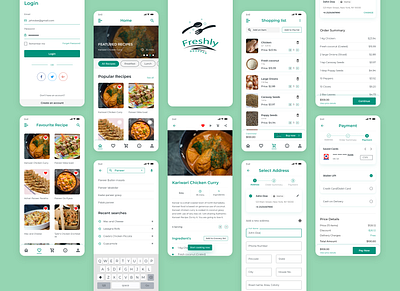 Case Study: Freshly Dropped Recipe App Design adobexd appdesign behance branding business case casestudy design dribbblers experience page productdesign recipeapp study swiggy ui userexperience userinterface ux wireframing