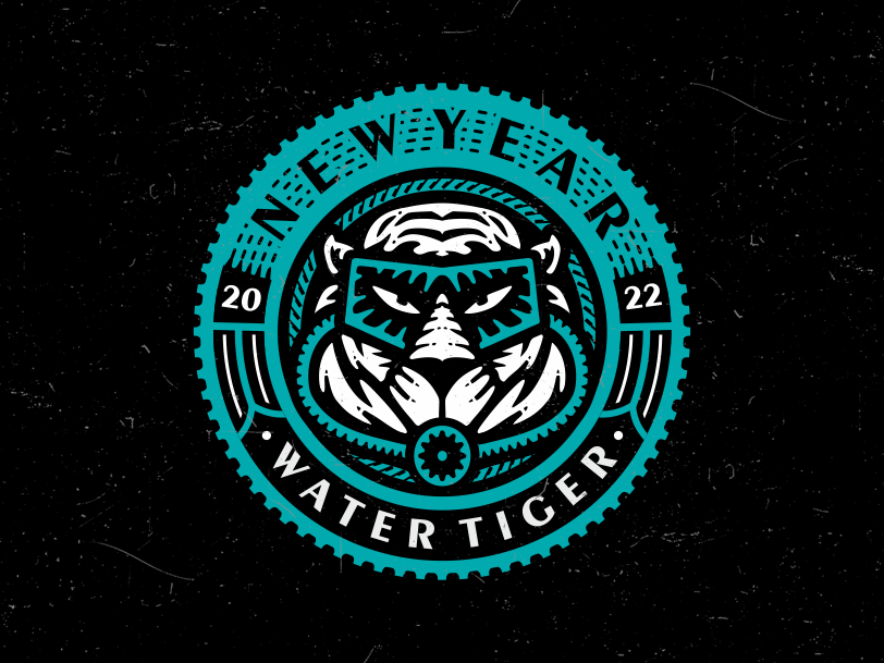 Water tiger branding design graphic design illustration logo logodesign logofolio logosmyk logotype tiger vector