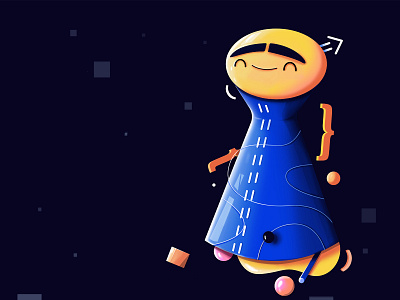 #1 | Javascript :) 2d character 2d illustration 3d branding flatdesign illustration illustrator javascript program programming programming langueage