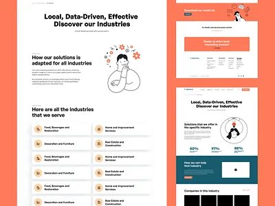 Marketing Agency Website branding design graphic design illustration interface marketing marketing agency ui user experience design user interface ux web web design web marketing web page website