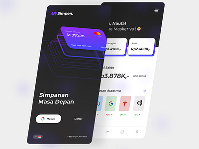 Simpen - Budgeting App 3d android animation app apps branding budget design finance graphic design illustration ios logo motion graphics ui ux vector wallet web web design