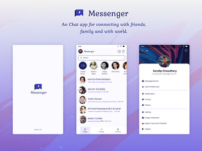 Messenger Redesign app app design design