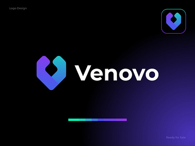 Venovo Logo Design abstract logo app icon brand identity branding branding design colorful logo ecommerce graphic design illustration letter mark logo logo design logo mark logos minimalist logo modern logo o p q r s t u v w x y z symbol v letter logo v logo