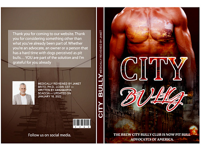 BOOK COVER - City Bully book cover design illustration phoshop design