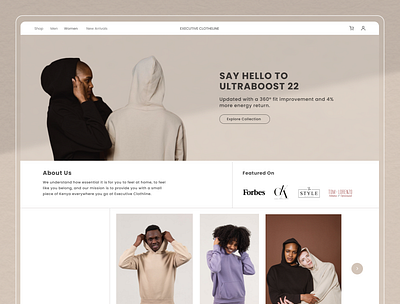 Executive Clothline Idea adventure app branding design illustration ui ux uxdesign vector