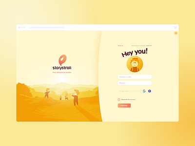 Adventure app log in concept branding concept design graphic design illustration design sign in sign up ui ux vector web design