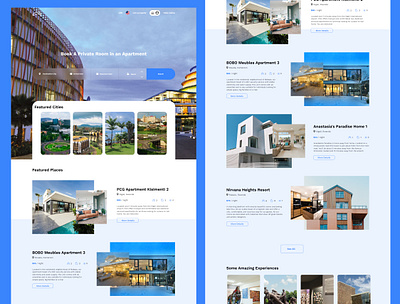 Bongalo Web Application product design real estate ui uiux ux web design