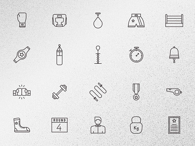 Boxing Vector Icons boxing boxing icon boxing vector branding design download free icons freebie graphicpear icon set icons download