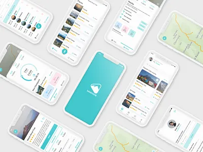Sahayatri - A Virtual Travel Guide app design ui ux