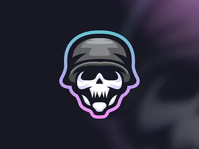 SKULL brand branding design emblem forsale illustration logo skull sport vector