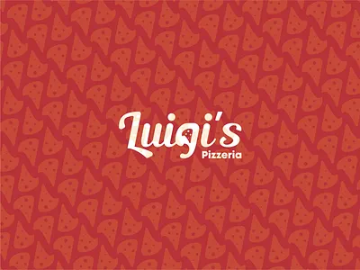 Luigi's - Logo & Branding 3d behance branding business logo cool logo design dribbble flat graphic design illustration logo logo awesome logo design logo inspiration minimal motion graphics pizza pizza logo pizzeria vector