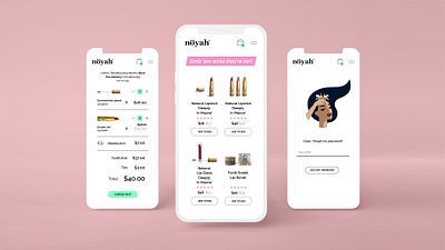 noyah e-commerce UI design design e commerce mobile ui ux webdesign webshop