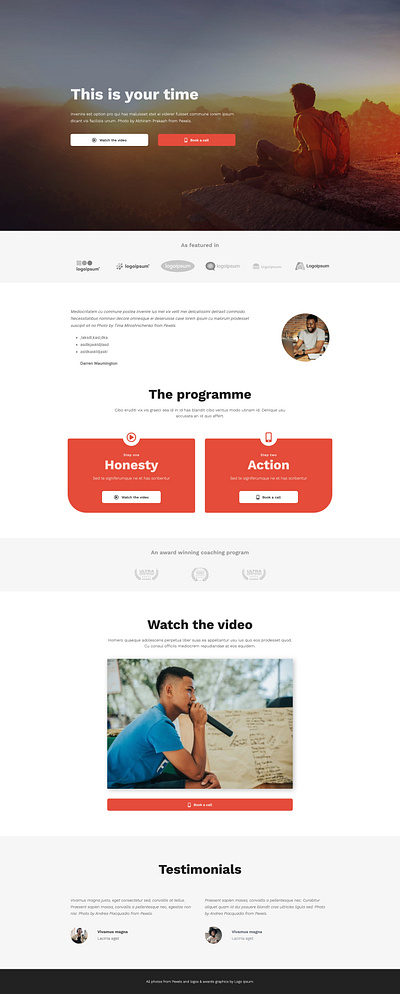 Beaver Builder landing page template for Cloudways beaver builder design ui wordpress