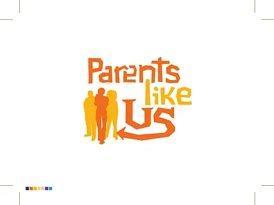 Parents Like Us Logo art director branding branding designer fun graphic design graphic designer hand lettering illustration logo logo design logo designer logotype typography