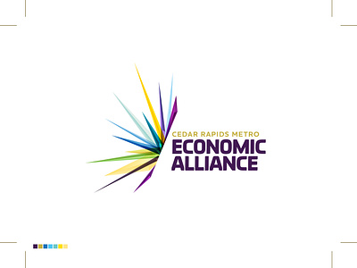 Cedar Rapids Metro Economic Alliance Logo art director branding branding designer graphic design graphic designer illustration logo logo design logo designer logotype typography