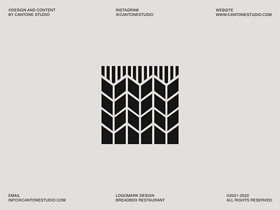 Breadbox Restaurant logomark design. behance brand guide brand guidelines brand identity branding business logo creative logo design freelancer logo graphic design graphicdesign logo logo design logodesigner logofolio minimal minimalist logo modern logo professional logo vector